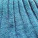 Kpblis Knitted Mermaid Tail 71-Inch–by–35-Inch Blanket Sky Blue