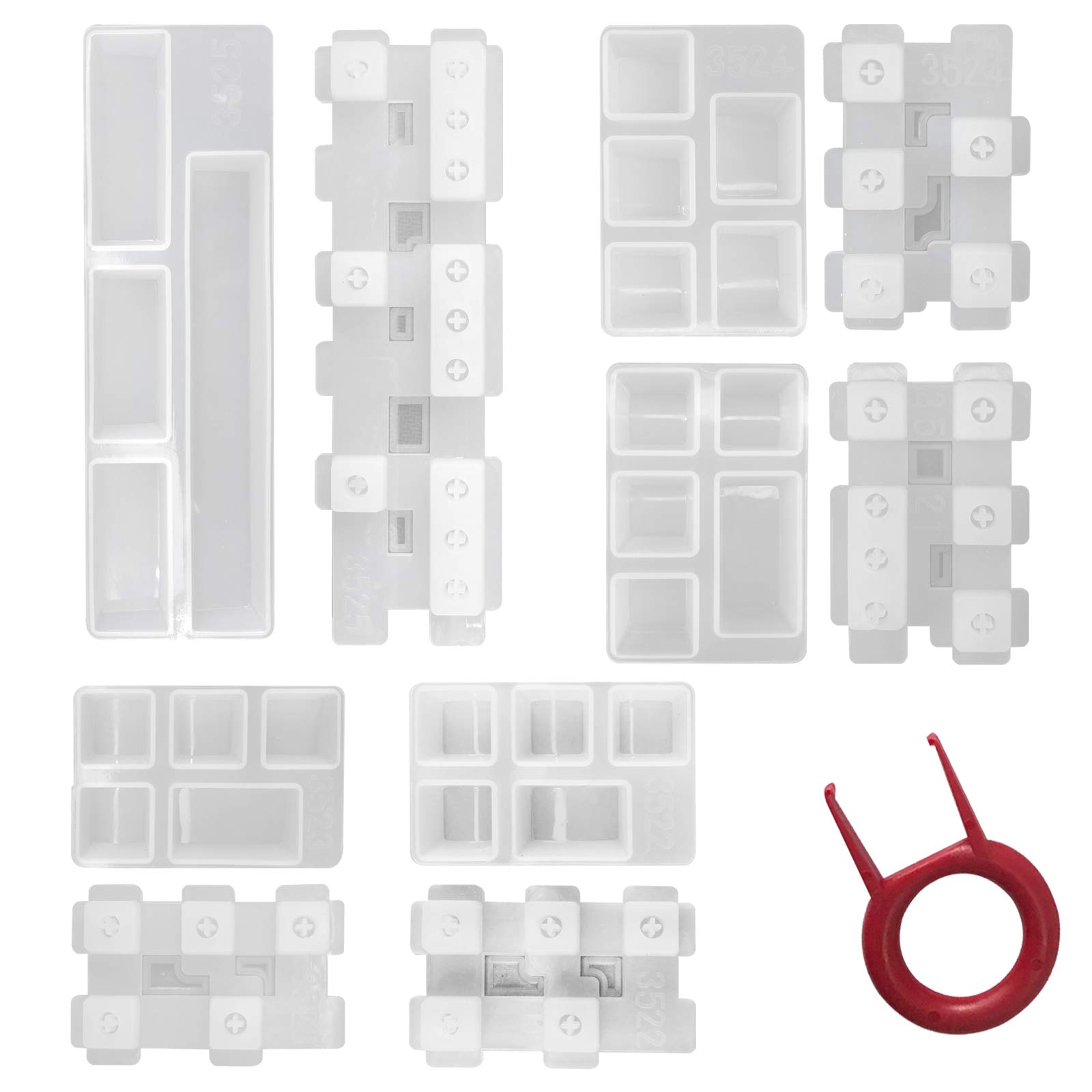 AHMI Silicone Mould Keycaps DIY Keyboard Moulds Cherry MX Mechanical Keyboard Compatible