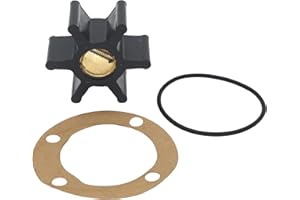 21951342 Raw Sea Water Pump Impeller Kit Compatible with Volvo Penta Marine 2001 2002 2003 MD Boat Engines Replacement 358649