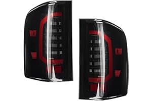 VVAVV LED Tail Lights Compatible for 2007-2013 Chevy Silverado 1500 2007-2014 Silverado 2500 HD|3500 HD, LED Tube Rear Light 
