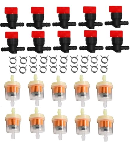 Kraftstoff-Absperrventil – 3 Stück, Ersatz Für Rasenmäher (Oregon, Toro, Tecumseh), Für 6,4 Mm Leitung