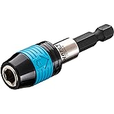 HAZET Adapter 2239N-6 I Hexagon Solid 6.3 (1/4 Inch) I Bit Change and Removal by Simply Pushing Forward