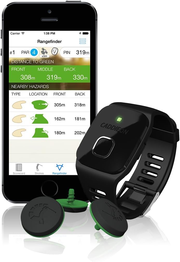 Caddieon GPS and Game Tracking System - Black