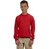 Youth 50/50 Crewneck Sweatshirt by Gildan