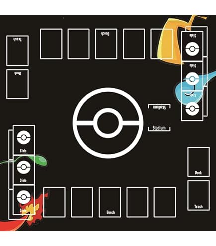 pokemon trading card game mat printable Amazon.com: Pokémon TCG: Scarlet & Violet—Paldean Fates Mini Tin – Flamigo  (2 Booster Packs, 1 Sticker & 1 Art Card) : Video Games main image 0