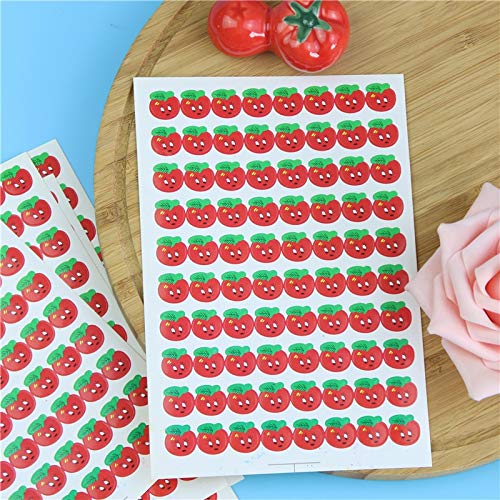 5 Pcs/Pack Cartoon Stars Fruits Reward Adhesive Stickers Memo Pad Children Toys Scrapbook Gift - Thumbnail 5