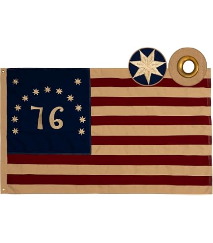 Amazon.com : Founding Fathers Flags - 76 Bennington Vintage Flag