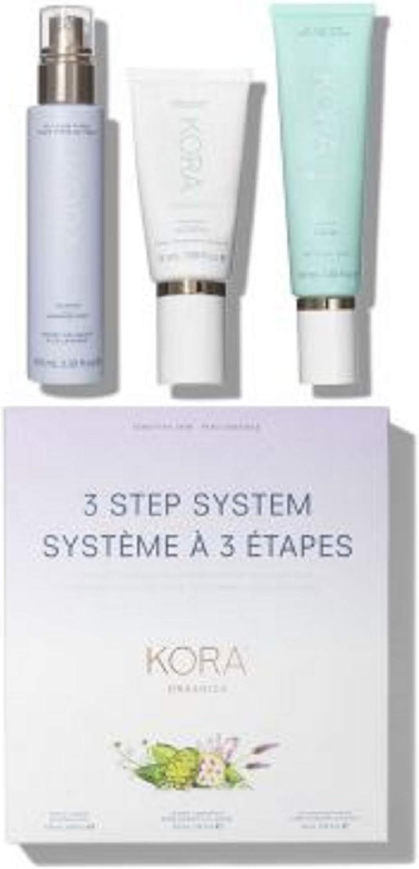 Exclusive New KORA ORGANICS 3 Step System - Sensitive