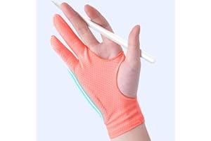 Artist Drawing Glove 3-Layer Palm Rejection [2 Pack] Right Left Hand Digital Art Graphic Tablet Gloves