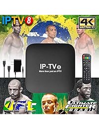 Caja IPTV8 de 2019 más rápida, HTV6 IPTV6+, HTV5 A2 A3 IPTV5+ 4k canais do Brasil actualizado, canales de TV IP brasileños en directo, películas, programas de televisión vienen con el nuevo Android 7.1.2 OS