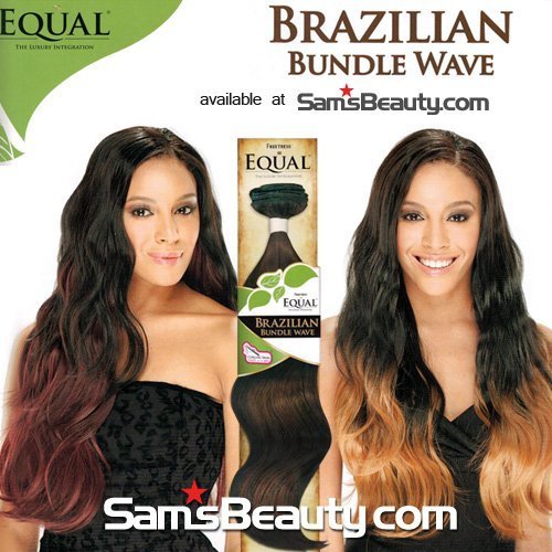 FreeTress Equal Synthetic Hair Weave Brazilian Bundle Wave [16] (DE27) by Equal