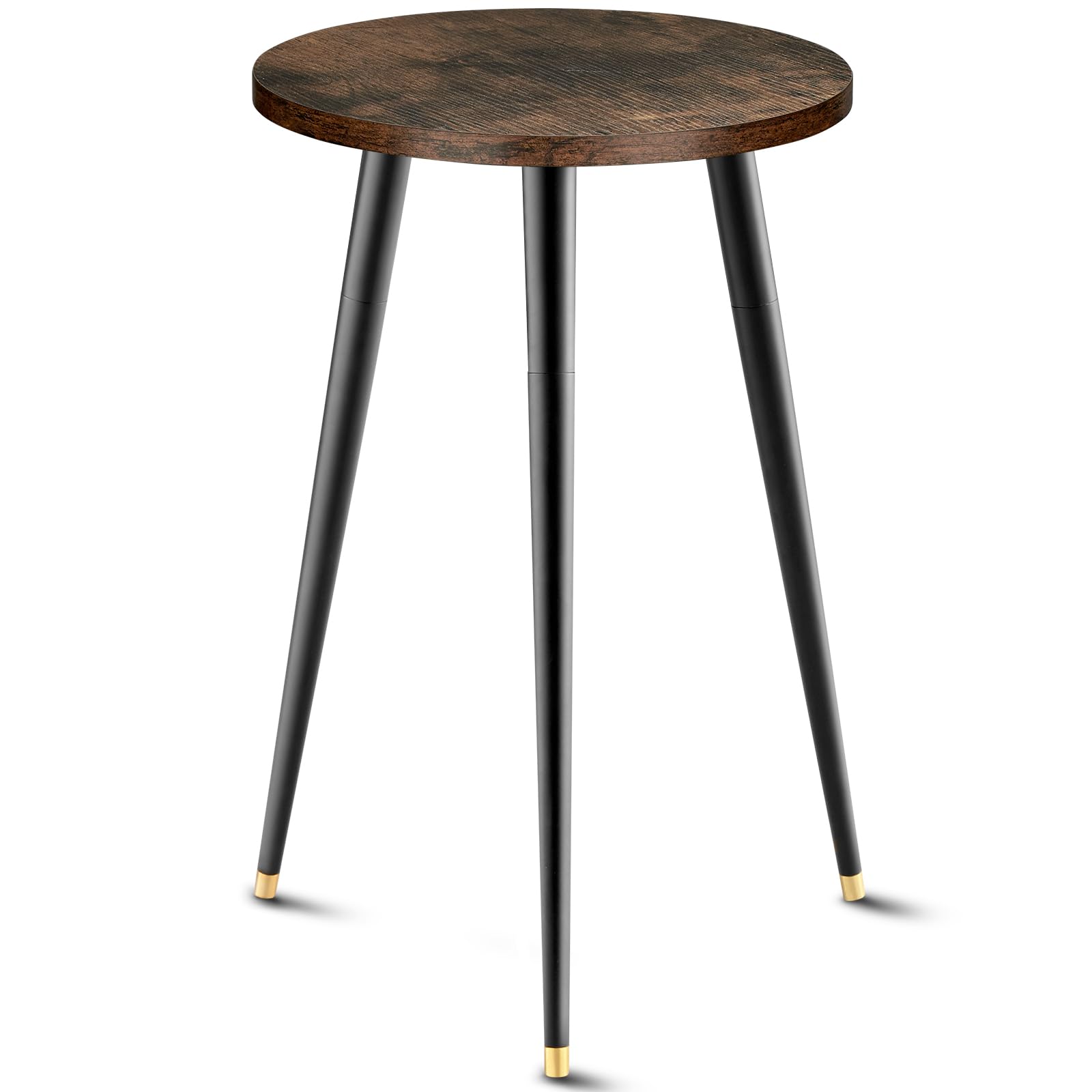 Photo 1 of KINNARY Tall Plant Stand Indoor, Mid Century Wood Plant Stand Plant Table for Flower Pots, Heavy Duty Metal Plant Holder, Modern Home Decor Small Round Side End Table (11.8"x20")