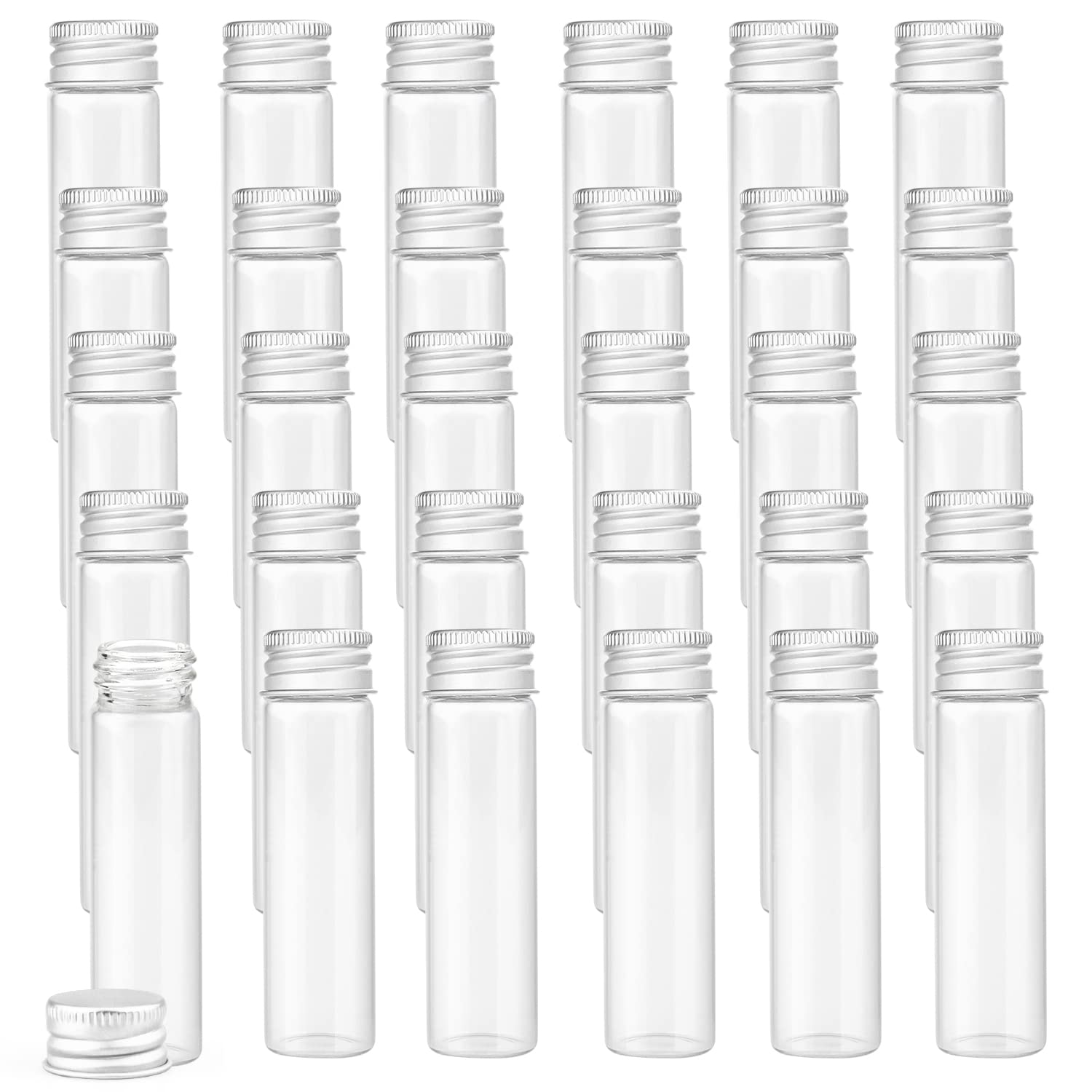 30 Pack 20ml Glass Sealed Bottles Empty Sample