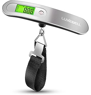 Dr Meter Luggage Scale With Luggage Tags Portable Digital Travel Suitcase Scales With Temperature Sensor Tare Function 110lb 50kg Electronic Balance Digital Luggage Hanging Scale Battery Included Amazon Co Uk Business Industry Science