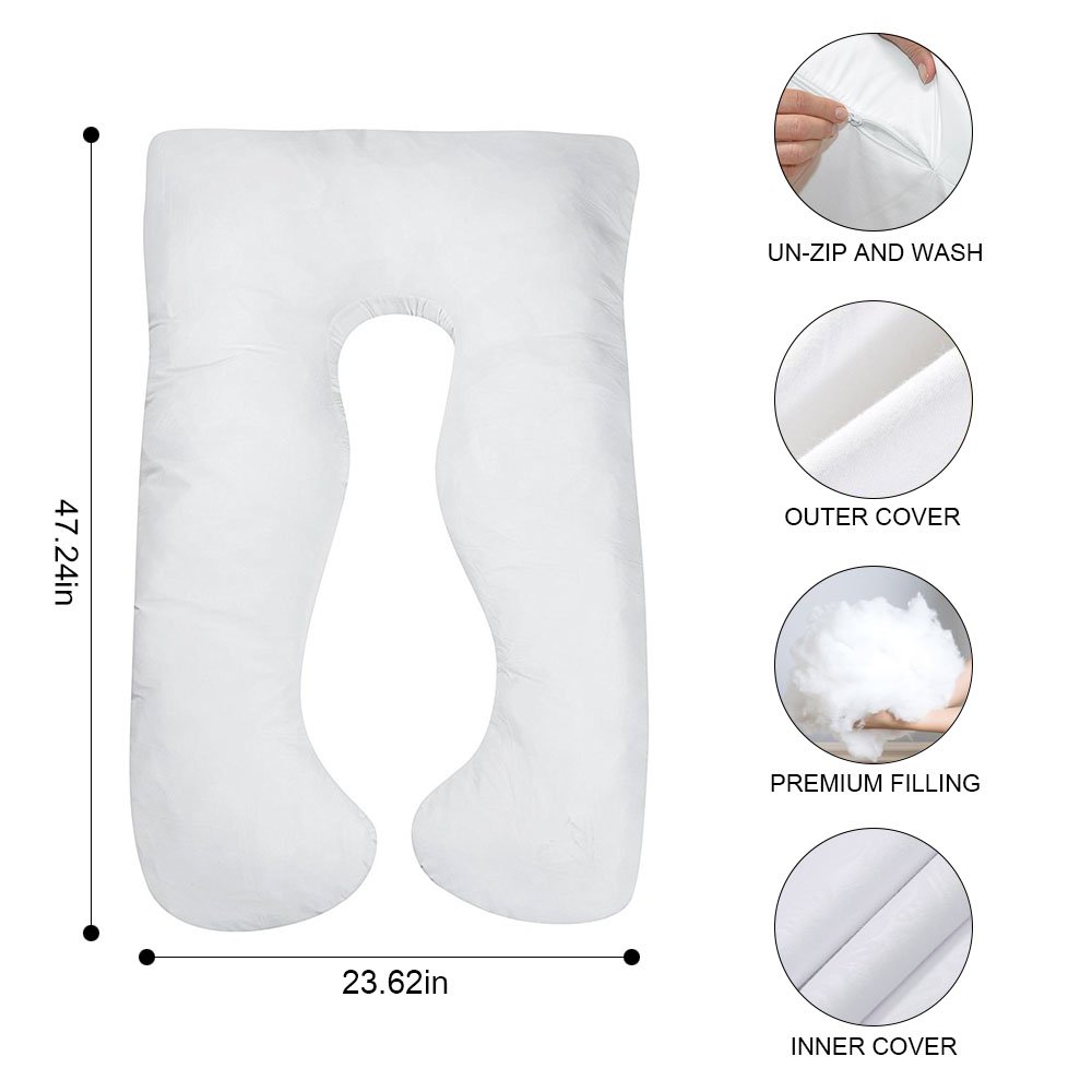 Pillow Cover Detachable Washable Upgrade Full Body Pillow With