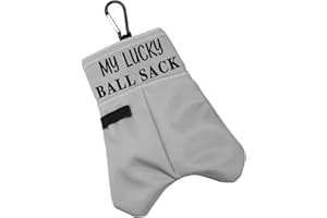 BLUPARK Funny Golf Ball Pouch My Lucky Ball Sack Golf Ball Storage Bag for Uncle Dad Grandpa