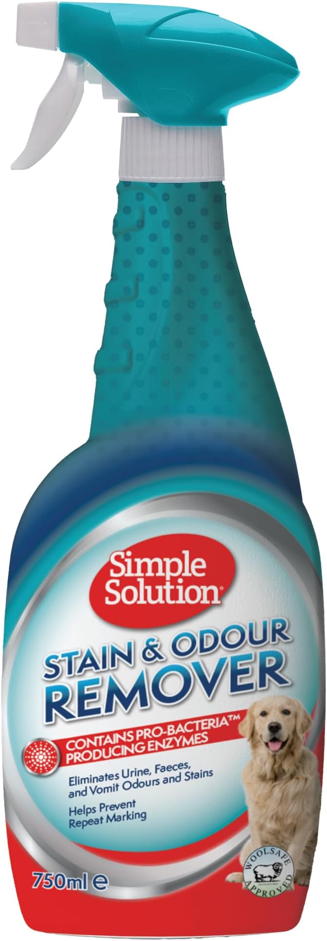 Simple Solution Dog Stain and Odour Remover Enzymatic Cleaner 750ml