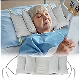 Mistuki Neck Wedge Stabilizer Pillow for Sleeping to Keep Head Straight While Surgery Head Upright Medical Wedge Positioning Bedridden Disabled Elderly Face up Posture Corrector Headrest
