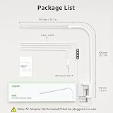 Lepro Desk Lamp Clip on 460lm Eye Caring USB Powered 3 Modes 10 Dimmable view 6