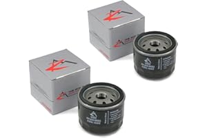The ROP Shop 2-Pack Oil Filters fits John Deere LA105 LA110 LA115 LA120 LA125 LA130 LA135