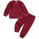 Jecson Toddler Girl Clothes Set: Soft Thick Stretchy Outfits Graphic Sweatshirts & Jogger Pants Cute Winter Home Outdoor 2-8Y