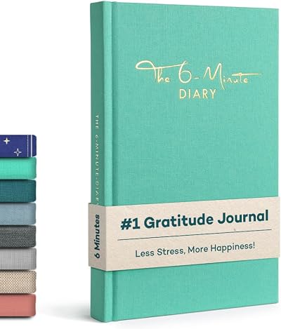 UrBestSelf 6-Minute Diary Gratitude Journal Prompts 2024 Undated