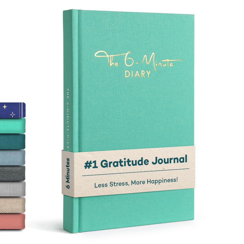 6-Minute Diary 3-Million-Copy Bestseller Gratitude Journal for Men & Women โ Guided Mental Health Journal Based on Positive Psychology โ Daily Manifestation Diary for Self-Care & Mindfulness โ image 1