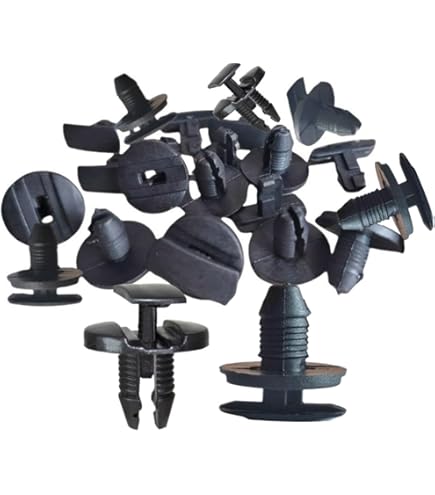 E-outstanding Dishwasher Fastener 4PCS Dishwasher Kick Plate Trim Retainer Clips Parts (Length 10mm, Head Dia 11.5mm