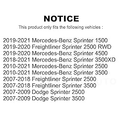 Front Disc Brake Rotors Pair For Sprinter 2500
