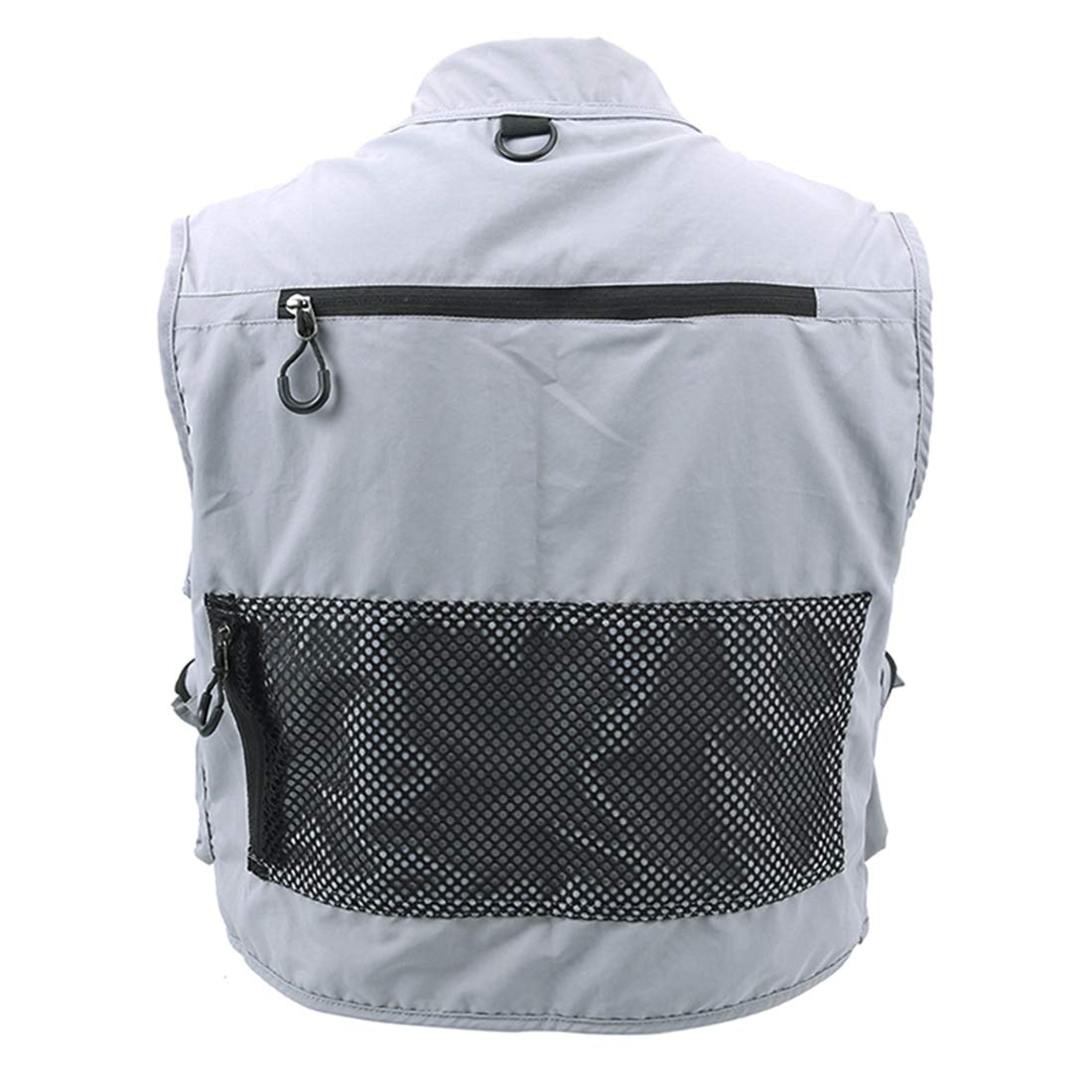 Gilet da pesca da uomo per attività all'aria aperta, con molte tasche, leggero, traspirante, senza maniche, per il tempo libero, caccia, fotografia, campeggio, escursionismo, safari, multifunzione