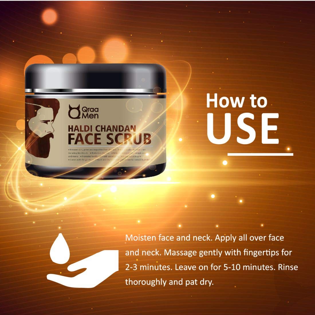 qraa haldi chandan face wash