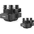 NPAUTO Ignition Coil Pack Compatible with 4.6 5.0 V8 1997 1998 1999 Ford F150 Ranger Expedition Explorer Crown Victoria, Lincoln Town Car Mark VIII, Mercury Mountaineer, Set of 2