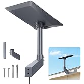 EDUP LOVE Starlink V5 Wall Mount, 360&deg; Adjustable Mount for Starlink Gen 5 | Heavy Duty Aluminum Starlink Mount with 4" Offset Mast, Weatherproof Bracket for Exterior Wall, Gable &amp; Fascia Installation