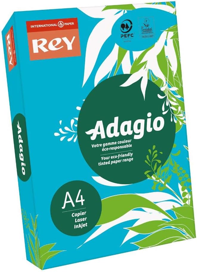 Adagio 201.1211 A4 160gsm Card - Bright Blue (Pack of 250)