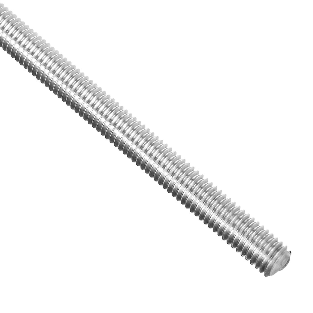 Sourcingmap M5 Fully Threaded Rod, 304 Stainless Steel, 250mm Length, 0.8mm Thread Pitch, Left Hand Threads