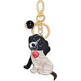 CUFELMU Acrylic Animal Keychains for Women, Lightweight Keyrings for Purse Charms, Backpack Accessories or Gift