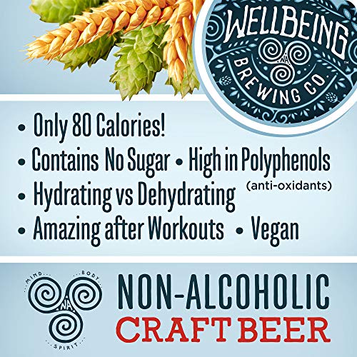 WELLBEING BREWING CO. 12 Pack Cans Hellraiser Dark Amber Non