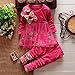 LNGRY Toddler Kids Baby Girl Floral Clothes T-shirt Tops Dress Pants Outfits Set