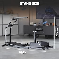 Marada Racing Sim Cockpit Stand Stable Frame Adapt