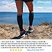 BeVisible Sports Calf Compression Sleeve - Toeless Leg Compression Socks for Men & Women - Calf Sleeves For Shin Splints, Calf Pain Relief, Running, Cycling, Travel, Varicose Veins, Maternity - 1 Pair