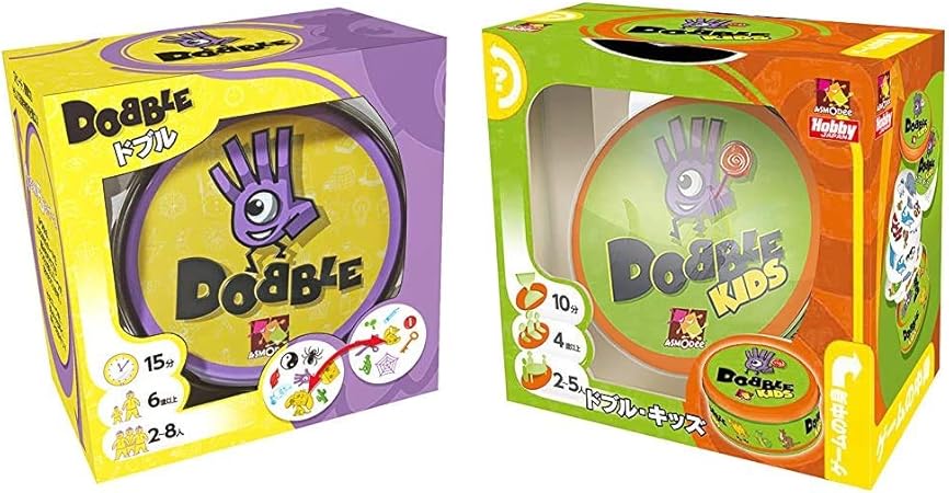 Amazon ドブル Dobble 日本語版 カードゲーム ドブル キッズ 日本語版 セット買い カードゲーム トランプ おもちゃ