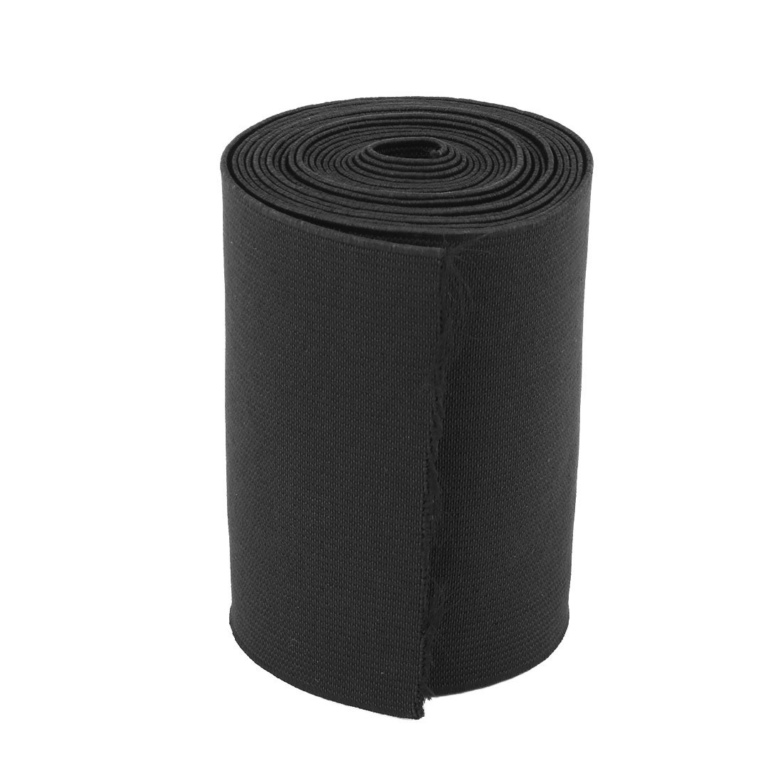 Sourcingmap Polyester Tailoring DIY Sewing Stretchy Knitting Elastic Band Strap 2.84 Yards Black