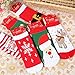 Ehdching 6pairs Baby Kids Cartoon Christmas Holiday Toddler Children's Socks (S(1-3 Years))