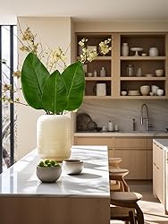 DILATATA 3 Pack Artificial Bird of Paradise Leaves