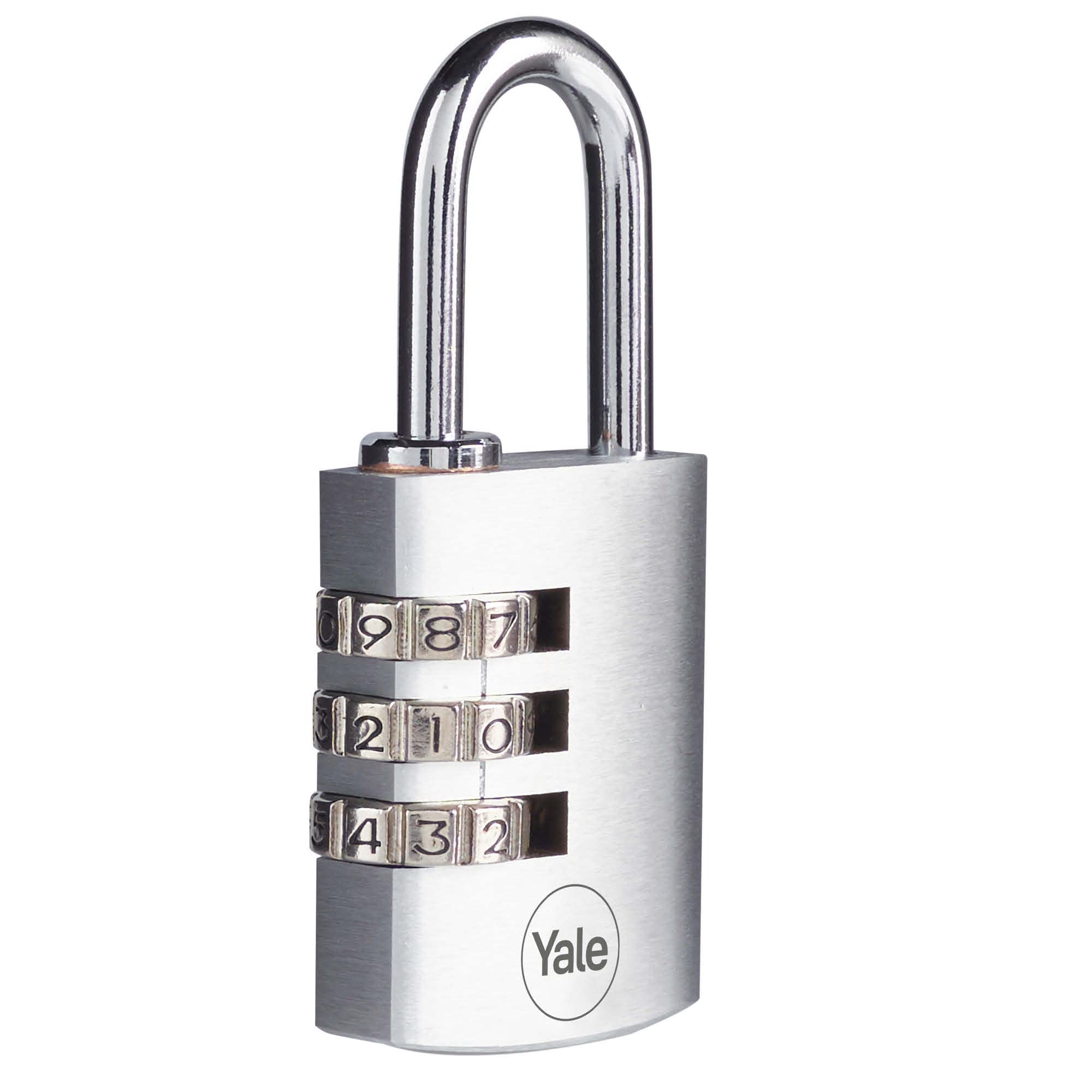 Yale - Y151B/30/125/1 Standard Security 30mm Brass - 3 Digit Combination Padlock