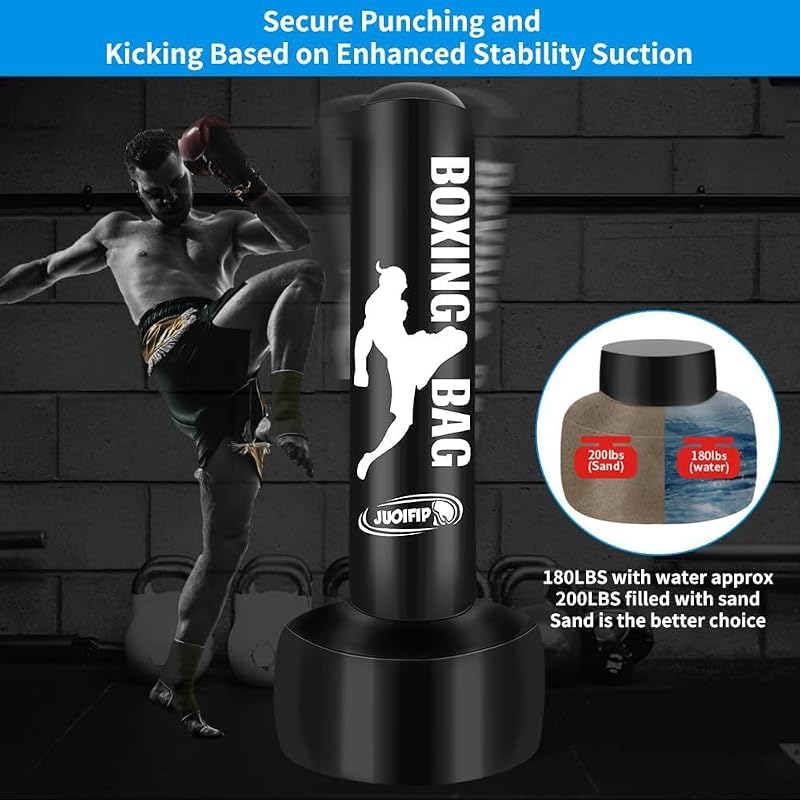 Saco de boxe de pé de 180cm para homens adultos — foto 2 de 8