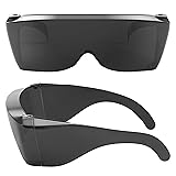 Wise Eyewear Cover-Ups Black Fit Over Sunglasses