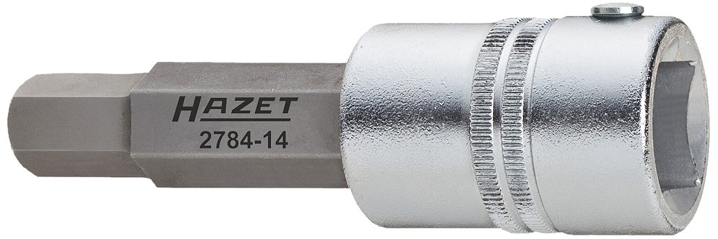 HAZET 2784-14 Hexagon Profile Brake Calliper Screwdriver Socket - Multi-Colour