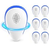 Pest Pro 2026 Ultrasonic Pest Repeller Indoor, Plug in Pest Repellent Ultrasonic Device for Mice, Rodents, Spiders, Roaches and Bugs, Electronic Mouse Repellent for Home, Kitchen, Office, 6 Pack