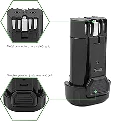 Hanaix 2000mAh 8V Li-ion Battery Replacement for